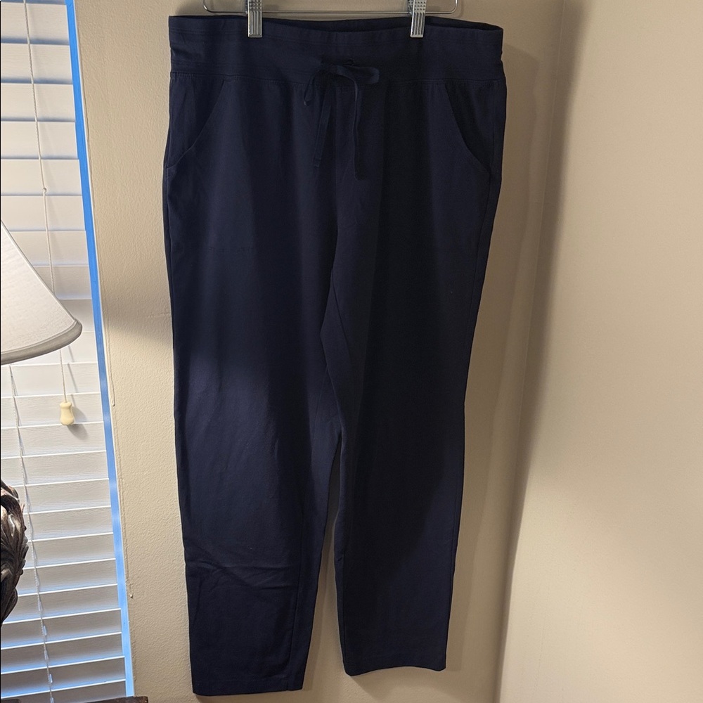 Athletic Works Navy Drawstring Women's Joggers
